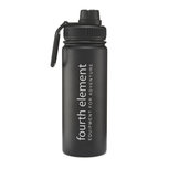 GULPER INSULATED WATER BOTTLE - BLACK - 17oz/500ml