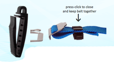 Clip it weight belt keeper