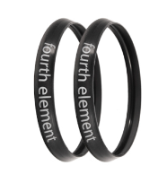 Ellipse Branded Silicone O-Ring Bands Pair
