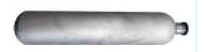 Cylinder Cylinder 12 L long (light) HOT DIPPED STEEL BEAST - 200 bar 