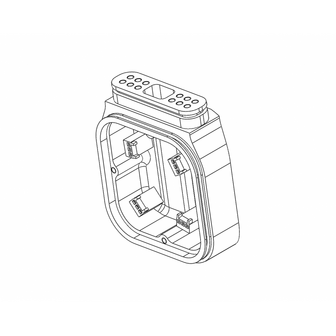 Block of oxygen sensors, cover assembly 