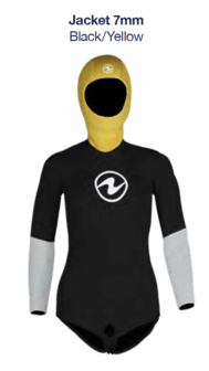 JACKET FREEFLEX PRO 7mm WOMEN - Black/Yellow