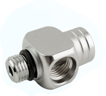 1-to-3 high pressure port adapter (without plugs)