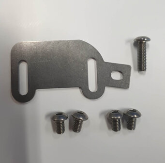 SS plate fixation for dual HUD on BOV clip (R611) 