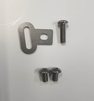 SS plate fixation for single HUD on BOV clip (R611) 