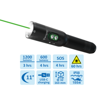 Skywoods D6 GL Duiklamp