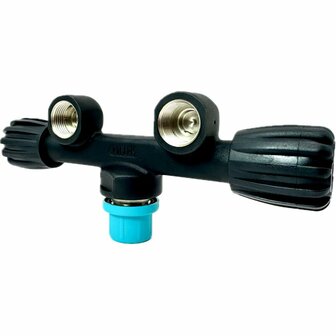 Twin Valve fixed Wide - 230bar - BLACK