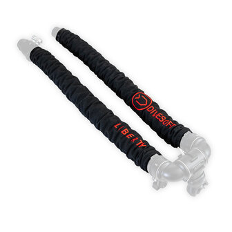 Sidemount silicon hose kit with covers