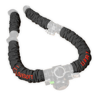 Sidemount silicon hose kit with covers for Backmount Liberty