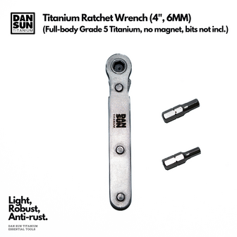 4" Titanium Ratchet Wrench (6MM)