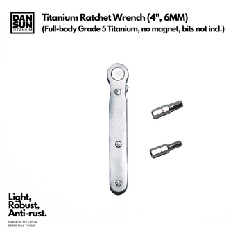 4" Titanium Ratchet Wrench (6MM)