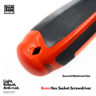 8mm Socket screwdriver - Plastic Handle