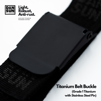 Titanium Belt Buckle - Black