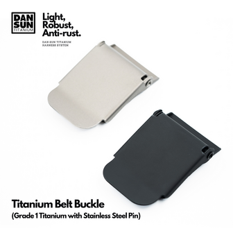 Titanium Belt Buckle - Black