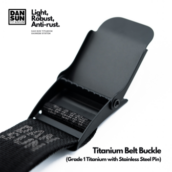 Titanium Belt Buckle - Black