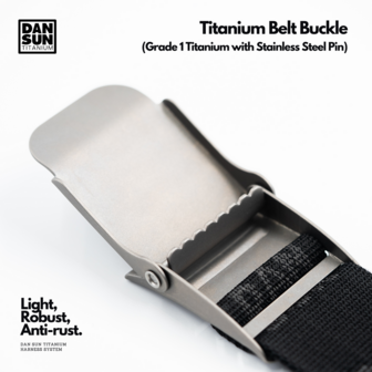 Titanium Belt Buckle - Black