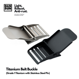 Titanium Belt Buckle - Black