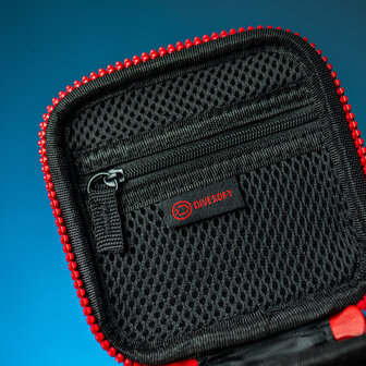 Semi-hard zipper case 115&times;115 - With inner foam