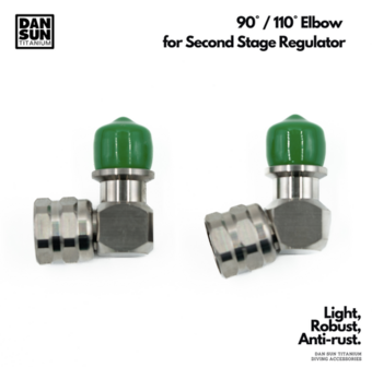 90&ordm; elbow titanium for second stage
