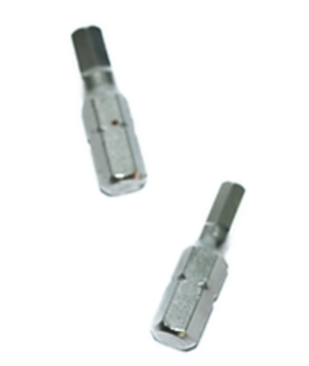 Titanium Hex Bit Set of 2 - Philips PH2 + Flathead 6*1mm