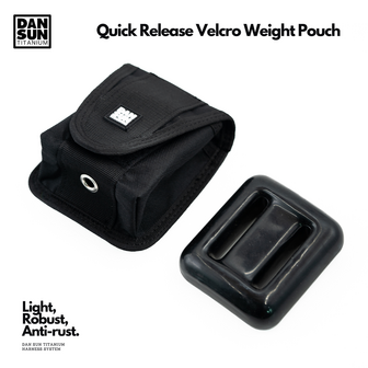 Quick Release velcro weight pouch
