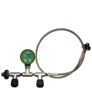 Hevelslang met digitale manometer