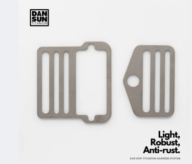 Quick release waist buckle (1 set) - TI color