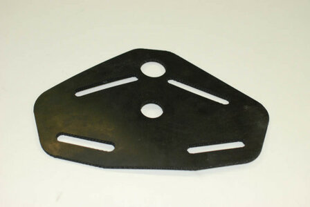Rubber backplate protection top