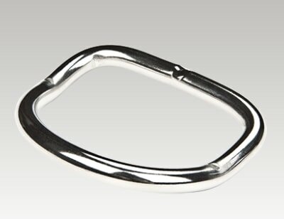 Bent D-ring (6 mm thick)