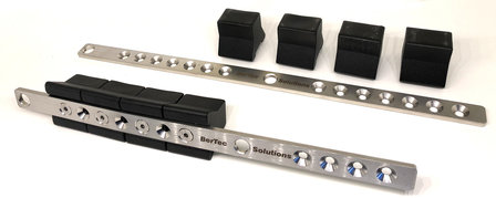 Stainless steel rail for V-weight