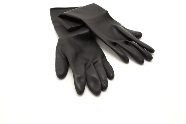 Black Rubber Latex 1,6mm Gloves