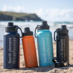 GULPER INSULATED WATER BOTTLE - BLACK - 17oz/500ml