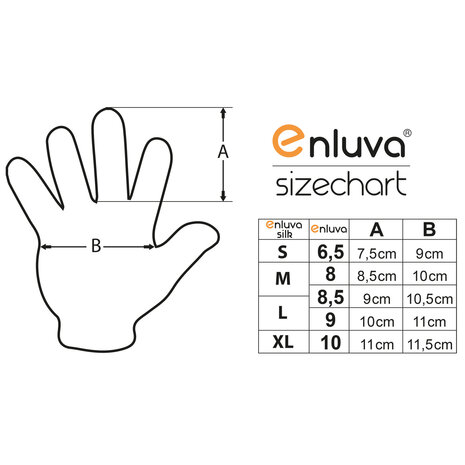 Enluva onderhandschoen silk
