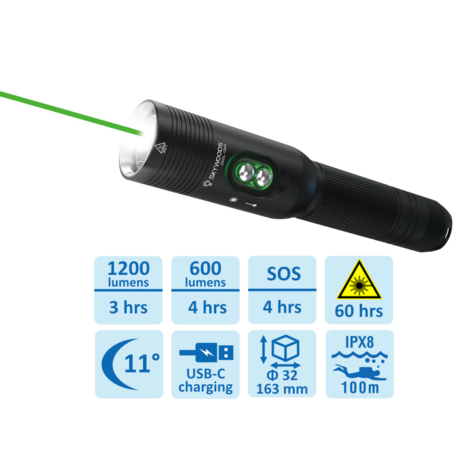 Skywoods D6 GL Duiklamp