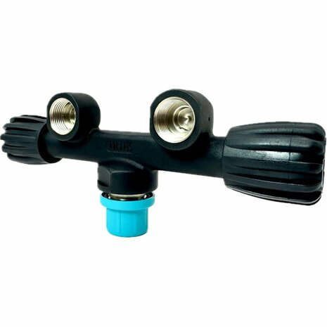 Twin Valve fixed Wide - 230bar - BLACK