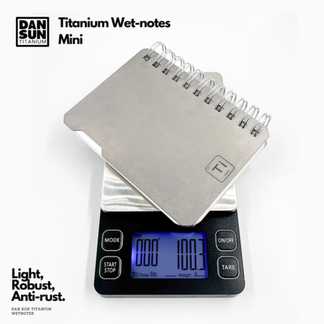 Titanium Wetnote Large