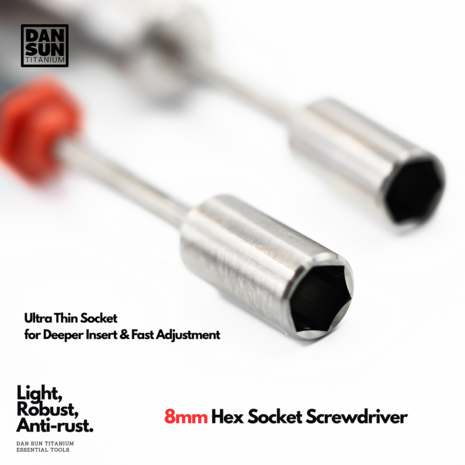 8mm Socket screwdriver - Plastic Handle