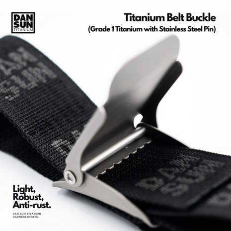 Titanium Belt Buckle - Black