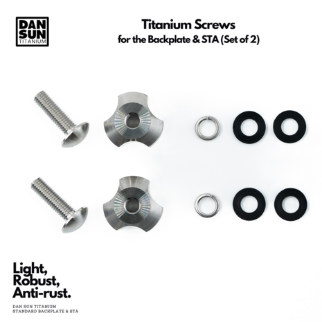 Standard Ti Screws (Set of 2)