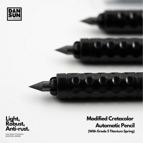 Modified Cretacolor Automatic Pencil (with Grade 5 Ti Spring)