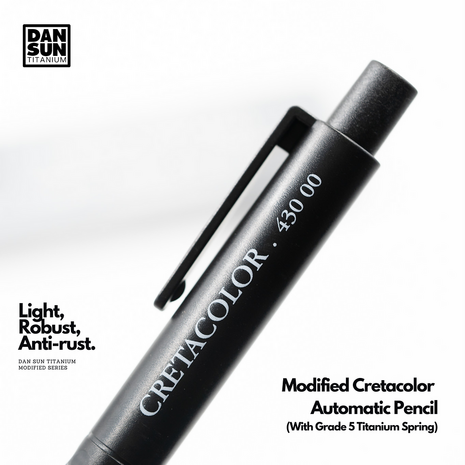 Modified Cretacolor Automatic Pencil (with Grade 5 Ti Spring)