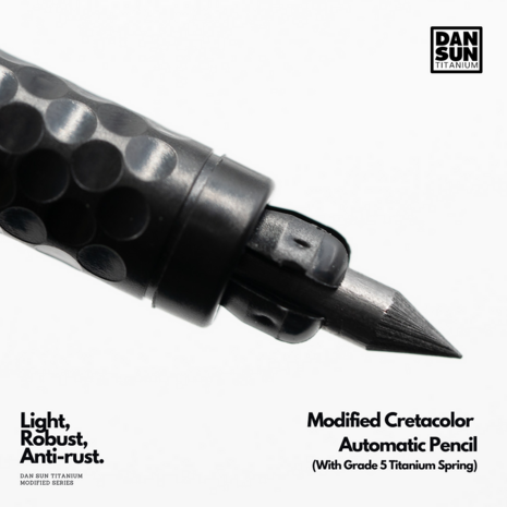 Modified Cretacolor Automatic Pencil (with Grade 5 Ti Spring)