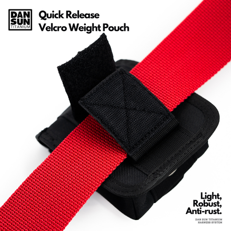 Quick Release velcro weight pouch