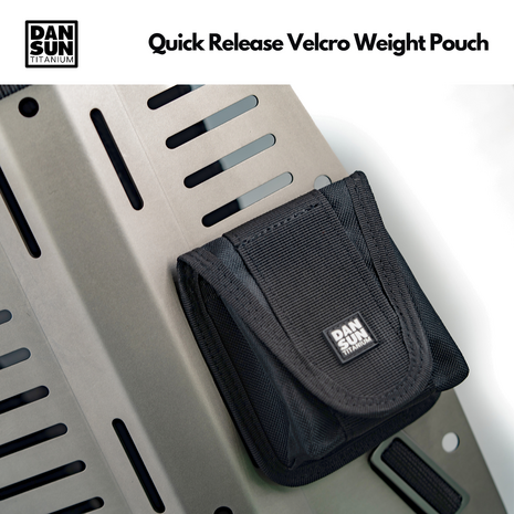 Quick Release velcro weight pouch