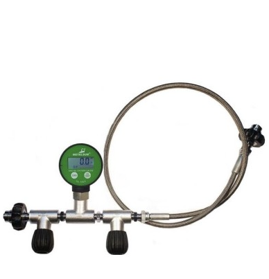 Hevelslang met digitale manometer
