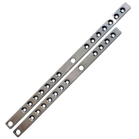 Stainless steel rail for V-weight