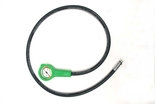 Oxygen-gauge-with-100cm-HP-hose:-miflex-hose-+--pressure-gauge