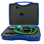 Oxygen decanting assembly with 2 mtr. Hose & 100 mm - Analogue gauge & cover Oxygen decanting assembly with 2 mtr. Hose & 100 mm - Analogue gauge & cover