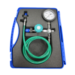 Oxygen decanting assembly with 2 mtr. Hose & 100 mm - Analogue gauge & cover Oxygen decanting assembly with 2 mtr. Hose & 100 mm - Analogue gauge & cover