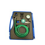 Oxygen decanting assembly with 2 mtr. Hose & 100 mm - DPM 300 Digital gauge & cover Oxygen decanting assembly with 2 mtr. Hose & 100 mm - DPM 300 Digital gauge & cover